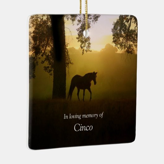 馬記念スピリチュアル献上品 セラミックオーナメント (右)