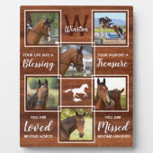 馬記念ユニークフォトコラージュ フォトプラーク (正面)