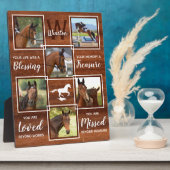 馬記念ユニークフォトコラージュ フォトプラーク (側面)