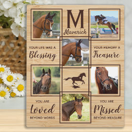 馬記念ユニークフォトコラージュ フォトプラーク