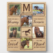 馬記念ユニークフォトコラージュ フォトプラーク (正面)