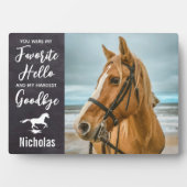 馬記念写真ウマ科の フォトプラーク