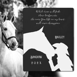 馬記念引用文ブラックフープリント メタルプリント