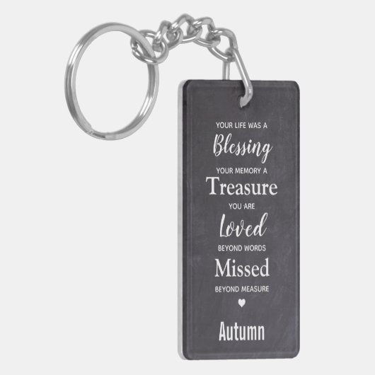 馬記念悔やみや弔慰引用文写真 キーホルダー (正面左)