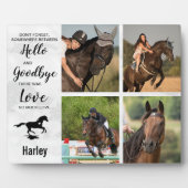 馬記念撮影コラージュ フォトプラーク (正面)