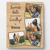 馬記念4枚写真 フォトプラーク (正面)