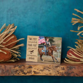 馬記念 馬の思い出の写真 フォトプラーク (側面)