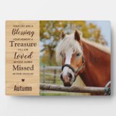 馬記念 馬の思い出の品 フォトプラーク