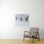 馬走の雪の中 タペストリー (インサイチュ(横))