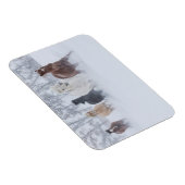 馬走の雪の中 マグネット (右側)