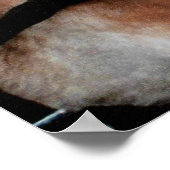 馬走の馬車の描ポスター ポスター (角)