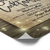 馬蹄のひまわり ウェディング シグネチャードリンク メニュー ポスター (角)