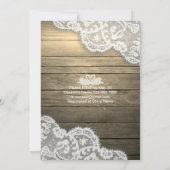 馬蹄の太陽の花の木 EAT ドリンク＆パーティー ウェディング 招待状 (裏面)