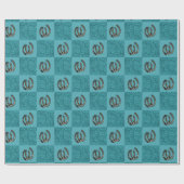 馬蹄付きウエスタンツーレザーターキオース ラッピングペーパー (フラット)