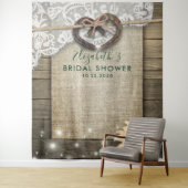 馬蹄型ひまわり木ブライダルシャワーフォトブース タペストリー (インサイチュ)