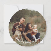 馬蹄型クリスマスリース シーズンカード (裏面)