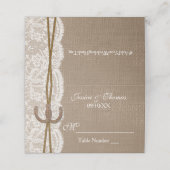 馬蹄山素朴のコレク結婚ション プレイスカード (外部開封)