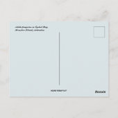 馬蹄島のアデリーペンギン南極大陸 ポストカード (裏面)