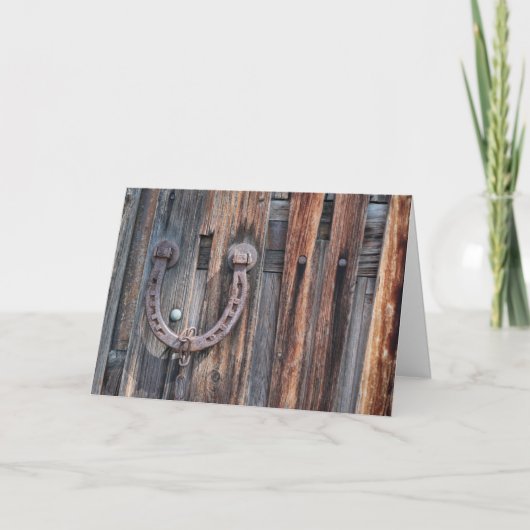 馬蹄幸運 カード (正面)