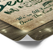 馬蹄形のひまわり　席を選ぶのではなく、味方を選ぼう　結婚式 ポスター (角)