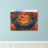 馬蹄形の曲げ（キャンバス） キャンバスプリント (インサイチュ (ウッドフロア))