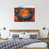 馬蹄形の曲げ（キャンバス） キャンバスプリント (インサイチュ (寝室))