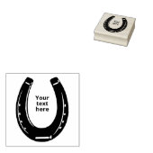 馬蹄形ゴム印 ラバースタンプ (押印)