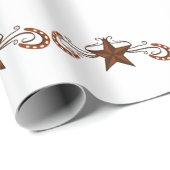 馬蹄形スタースクロール ラッピングペーパー (ロールコーナー)