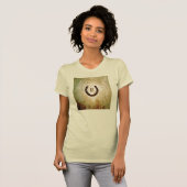 馬蹄形モノグラムのパーソナライズされた Tシャツ (正面フル)