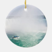 馬蹄形滝,ナイアガラ滝ズ-オンタリオ,カナダ セラミックオーナメント (裏面)