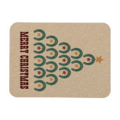 馬蹄形素朴クリスマスツリー マグネット (横)