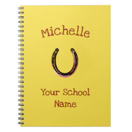 馬蹄形素朴 ノートブック