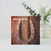 馬蹄形結婚式招待状 招待状 (スタンド正面)