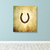 馬蹄形 キャンバスプリント (インサイチュ (ウッドフロア))