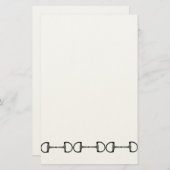 馬蹄形 便箋 (正面/裏面)