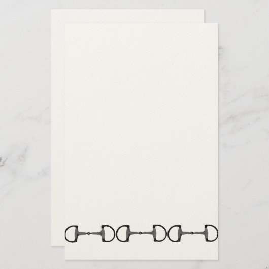 馬蹄形 便箋 (正面/裏面)