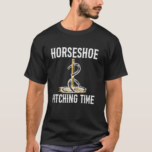 馬蹄投げの時間 Tシャツ (正面)