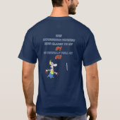 馬蹄投げナンバー2がいっぱい Tシャツ (裏面)