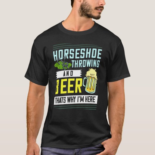 馬蹄投げ投げ靴 Tシャツ (正面)