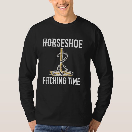 馬蹄投球時間 Tシャツ (正面)