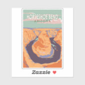 馬蹄曲げトラベルアートヴィンテージ シール (シート)