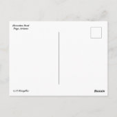 馬蹄曲げ葉書 ポストカード (裏面)