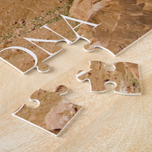 馬蹄曲げ ジグソーパズル (側面)