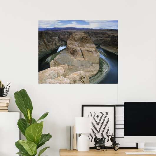 馬蹄曲げ ポスター (ホームオフィス)