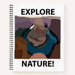 馬蹄曲探索自然馬蹄曲げ ノートブック