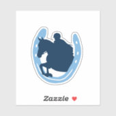 馬蹄用ジャンパーステッカー シール (シート)