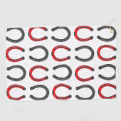 馬蹄用好転蹄鉄 ゴルフタオル (横)