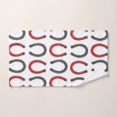 馬蹄用好転蹄鉄 バスタオルセット (ハンドタオル)