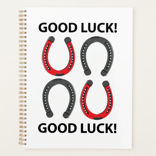 馬蹄用好転蹄鉄 プランナー手帳 (正面)