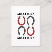 馬蹄用好転蹄鉄 名刺 (正面)